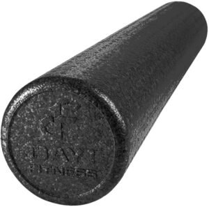 High Density Foam Roller, Solid Black, 18
