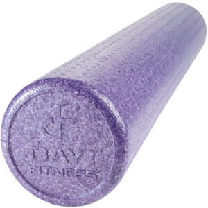 High Density Foam Roller, Solid Purple, 18