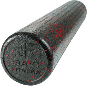 High Density Foam Roller, Speckled Red, 18