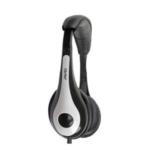 Avid Education AE-35 Light Weight Headphone with Braided Nylon Cord, White