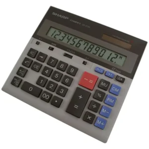 Sharp QS2130 - 12 Digit Commercial Desktop Calculator with Kickstand