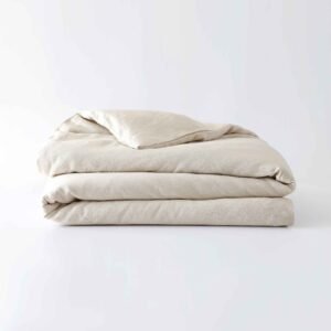 Baloo Duvet Cover - Linen - Oatmeal (42" x 72" (Throw))
